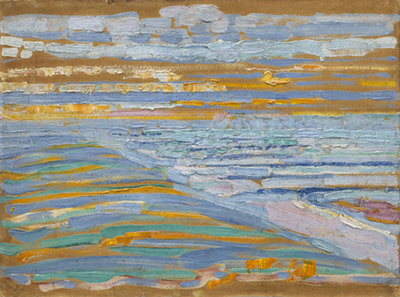 View from the Dunes with Beach Piet Mondrian